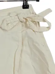 Vorschaubild 3 von Damen Wickelrock Gr. S Beige Casual Minirock Schleife