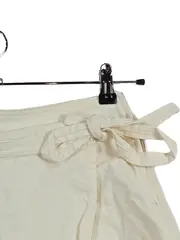 Vorschaubild 4 von Damen Wickelrock Gr. S Beige Casual Minirock Schleife