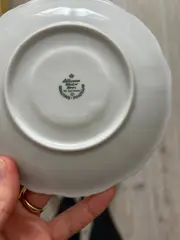 Vorschaubild 5 von Suppenteller Porzellan Weiß Blau Klassisch Blumenmuster