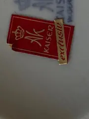 Vorschaubild 7 von KAISER Vase Porzellan Klassisch Weiß Blumen 23cm bauchig floral