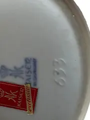 Vorschaubild 6 von KAISER Vase Porzellan Klassisch Weiß Blumen 23cm bauchig floral