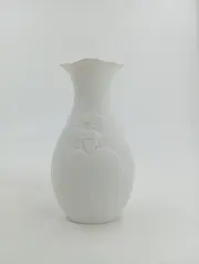 Vorschaubild 2 von KAISER Vase Porzellan Klassisch Weiß Blumen 23cm bauchig floral
