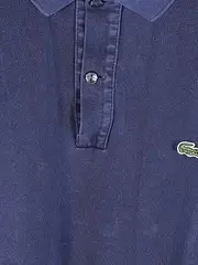 Vorschaubild 2 von Herren Poloshirt Slim Fit Gr. L Navy Blau Baumwolle