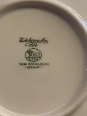Vorschaubild 4 von Selb Kuchenteller 19cm Porzellan Blumenmuster Traditionell Weiß