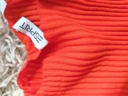 Vorschaubild 3 von Damen Top ärmellos gerippt Stehkragen Gr. 38/M Orange Basic