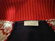 Vorschaubild 2 von Baby Strickjacke Norwegermuster Gr. 74 9-12 Monate Blau Rot
