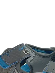 Vorschaubild 3 von Shark Bots Sandalen Jungen Gr. 30 Grau Blau Klettverschluss
