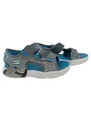 Vorschaubild 1 von Shark Bots Sandalen Jungen Gr. 30 Grau Blau Klettverschluss