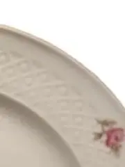 Vorschaubild 2 von Bavaria Essteller Rosenmuster Porzellan 24cm Weiß Rosa