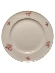 Vorschaubild 1 von Bavaria Essteller Rosenmuster Porzellan 24cm Weiß Rosa