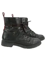 Vorschaubild 1 von TT.BAGATT Damen Leder Schnürstiefel Gr. 41 Schwarz Combat Boots