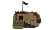 Vorschaubild 1 von Piratenburg Festung Burg Pirat Spielfigur Kinder Braun