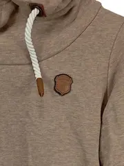 Vorschaubild 3 von Damen Kapuzenpullover Hoodie Beige Gr. 36/S Casual