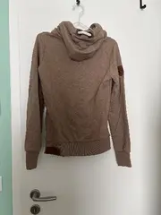 Vorschaubild 2 von Damen Kapuzenpullover Hoodie Beige Gr. 36/S Casual