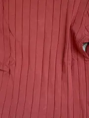 Vorschaubild 2 von Kinder Langarmshirt Rüschenkragen Orange Gr. 134/140 Rippstrick