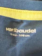Vorschaubild 4 von T-Shirt Jungen Gr. 108/110 Blau Gelb Aufdruck Kurzarm