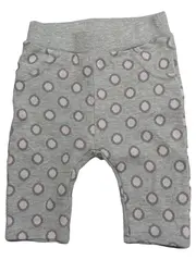 Vorschaubild 1 von Jogginghose Baby Mädchen Punkte Grau Baumwolle Gr. 56