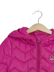 Vorschaubild 3 von Steppjacke Mädchen Gr. 110 Pink Kapuze