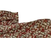 Vorschaubild 3 von Damen Tunikakleid Blumenmuster Langarm Gr. L Rot Beige