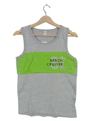 Vorschaubild 1 von Jungen Tanktop Gr. 158/164 Grau Sportlich Freizeit Schriftzug Logo