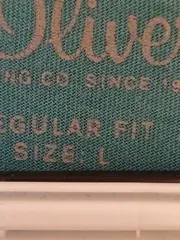 Vorschaubild 4 von Herren T-Shirt Baumwolle Logo Print Petrol Gr. L