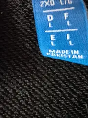 Vorschaubild 5 von Herren Sweatjacke Kapuze Grau L Baumwolle Sportlich Melange