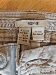 Vorschaubild 2 von Herren Stoffhose Beige Casual Gr. 32x30 Baumwolle