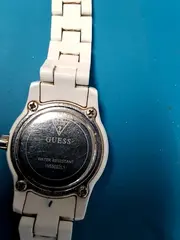 Vorschaubild 5 von Damenuhr Keramik Weiß Strasssteine W65022L1 Armbanduhr