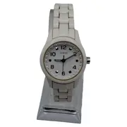 Vorschaubild 1 von Damenuhr Keramik Weiß Strasssteine W65022L1 Armbanduhr