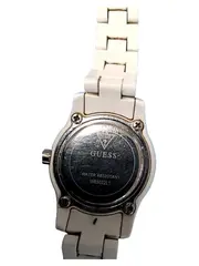 Vorschaubild 4 von Damenuhr Keramik Weiß Strasssteine W65022L1 Armbanduhr