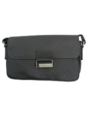 Vorschaubild 1 von Damen Umhängetasche Schwarz Elegant Leder Schultertasche 24x15cm