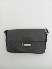 Vorschaubild 2 von Damen Umhängetasche Schwarz Elegant Leder Schultertasche 24x15cm