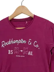Vorschaubild 2 von Sweatshirt Kinder Rosa Gr. 164 Schriftzug Baumwolle Casual