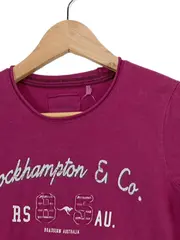 Vorschaubild 3 von Sweatshirt Kinder Rosa Gr. 164 Schriftzug Baumwolle Casual