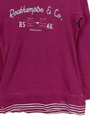 Vorschaubild 6 von Sweatshirt Kinder Rosa Gr. 164 Schriftzug Baumwolle Casual