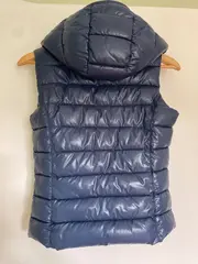 Vorschaubild 2 von Steppweste Kapuze Weste Blau Gr. 150/152 Kinder