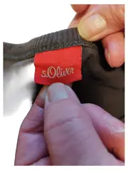 Vorschaubild 4 von Langarmshirt Herren Gr. L Grau Statement Print Baumwolle