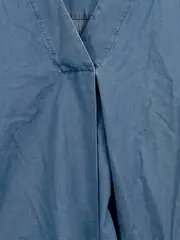 Vorschaubild 4 von Damen Jeanshemd Hemdbluse Gr. 34 Blau Casual Baumwolle V-Ausschnitt