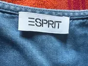 Vorschaubild 5 von Damen Jeanshemd Hemdbluse Gr. 34 Blau Casual Baumwolle V-Ausschnitt