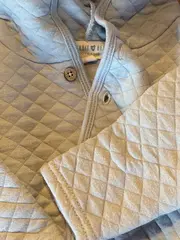 Vorschaubild 4 von RABBIT & BEAR Baby Steppjacke Gr. 80 12M Bio-Baumwolle Grau Kapuze