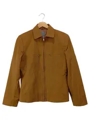 Vorschaubild 1 von Damen Leichte Jacke Gr. 38/M Braun Klassisch Elegant Reißverschluss