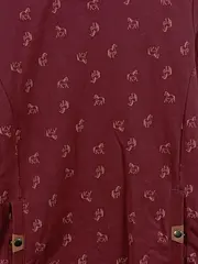 Vorschaubild 5 von Mädchen Hoodie Kleid Sweatkleid Rot Pferdeprint Gr. 158, 164