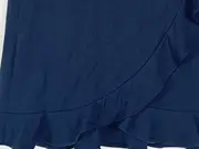 Vorschaubild 3 von EDC Damen Wickelrock Gr. 36/S Rüschen Blau Feminin Midirock