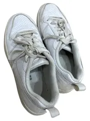 Vorschaubild 2 von Court Borough Low Kinder Sportschuhe Schnürung Leder Weiß Gr. 38.5