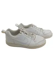 Vorschaubild 1 von Court Borough Low Kinder Sportschuhe Schnürung Leder Weiß Gr. 38.5