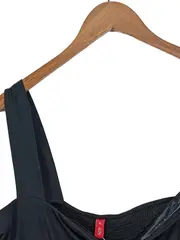 Vorschaubild 4 von EDC Damen festliches Kleid Schwarz Elegant Gr. 42/XL Midikleid