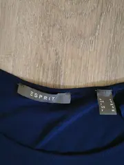 Vorschaubild 3 von Damen T-Shirt Cut-Outs Blau Gr. S 36 Kurzarm Casual