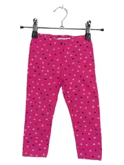 Vorschaubild 1 von Mädchen Leggings Herzmuster Pink Gr. 92 Baumwolle
