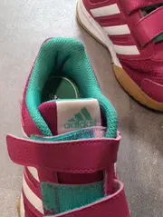Vorschaubild 2 von Kinder Turnschuhe Mädchen Gr. 30 Pink Klettverschluss Hallenschuhe