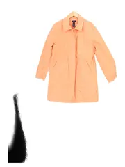 Vorschaubild 3 von Damen Übergangsmantel Gr. 38/M Orange Klassisch Elegant Baumwolle